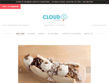 Tablet Screenshot of cloud10creamery.com